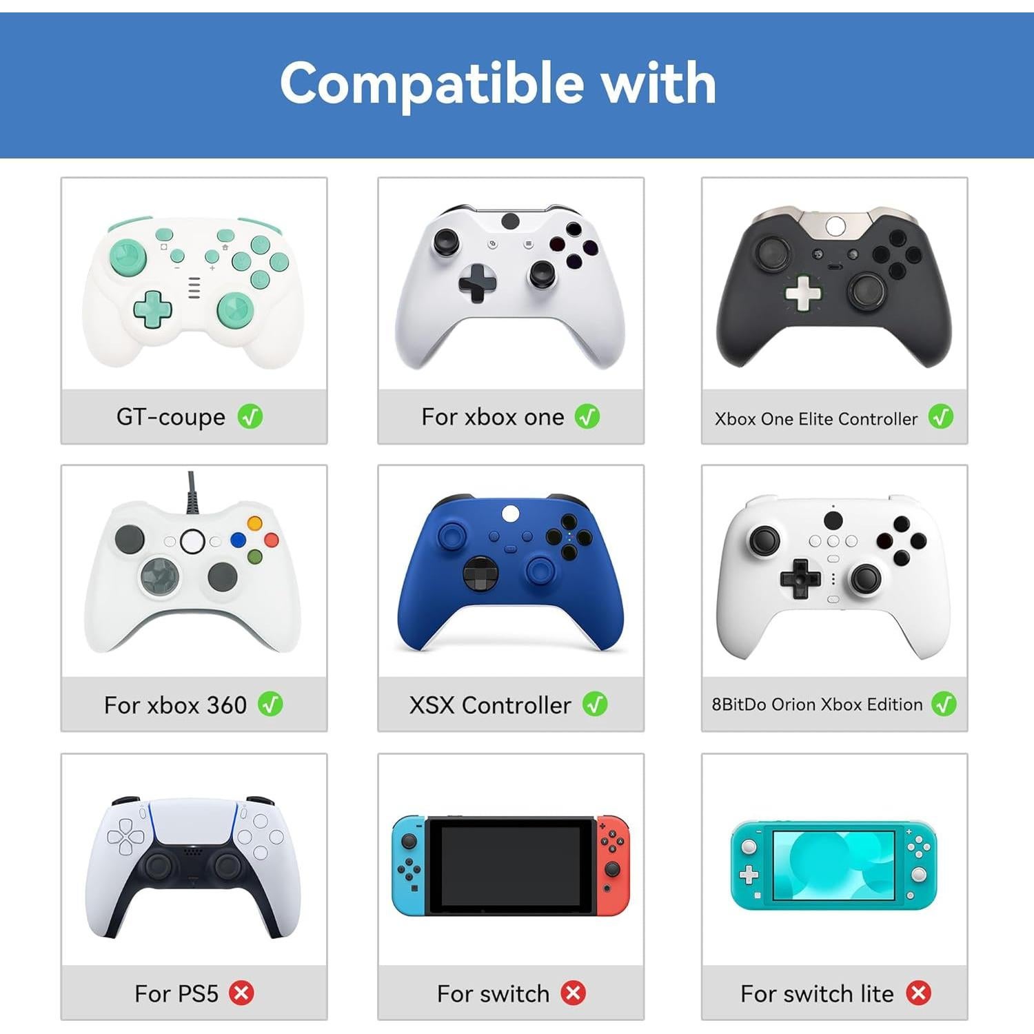 Tapas de Silicona GeekShare para Joystick Xbox One/SX - Cielo Estrellado