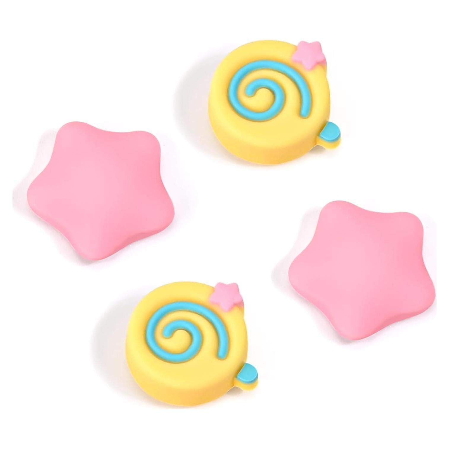 Tapas de agarre DLseego para Switch y Switch Lite - 4 PCS