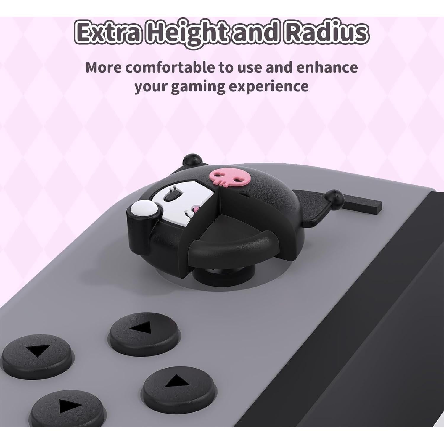 Tapas de Joystick Kuitmor para Switch Rosa 4 Piezas