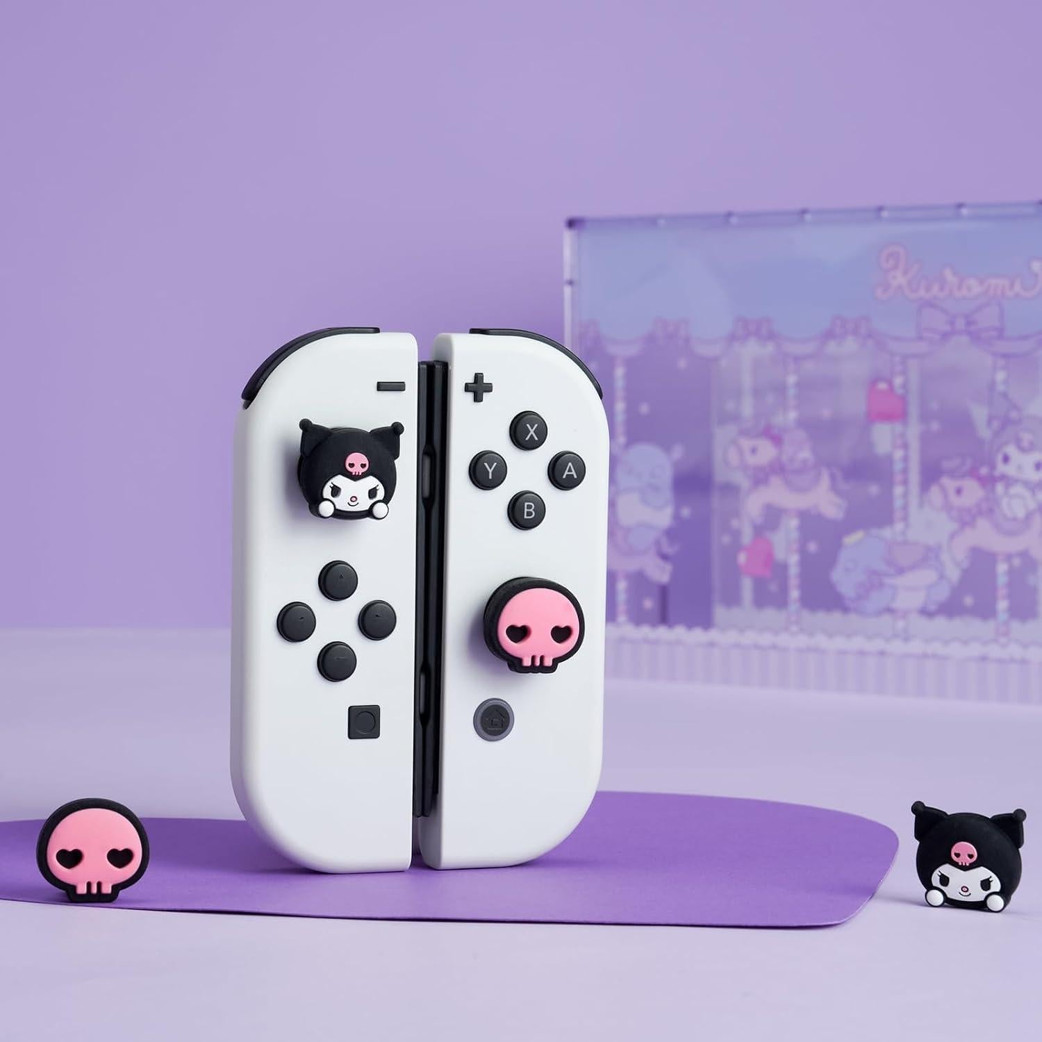 Tapas de Joystick Kuitmor para Switch Rosa 4 Piezas