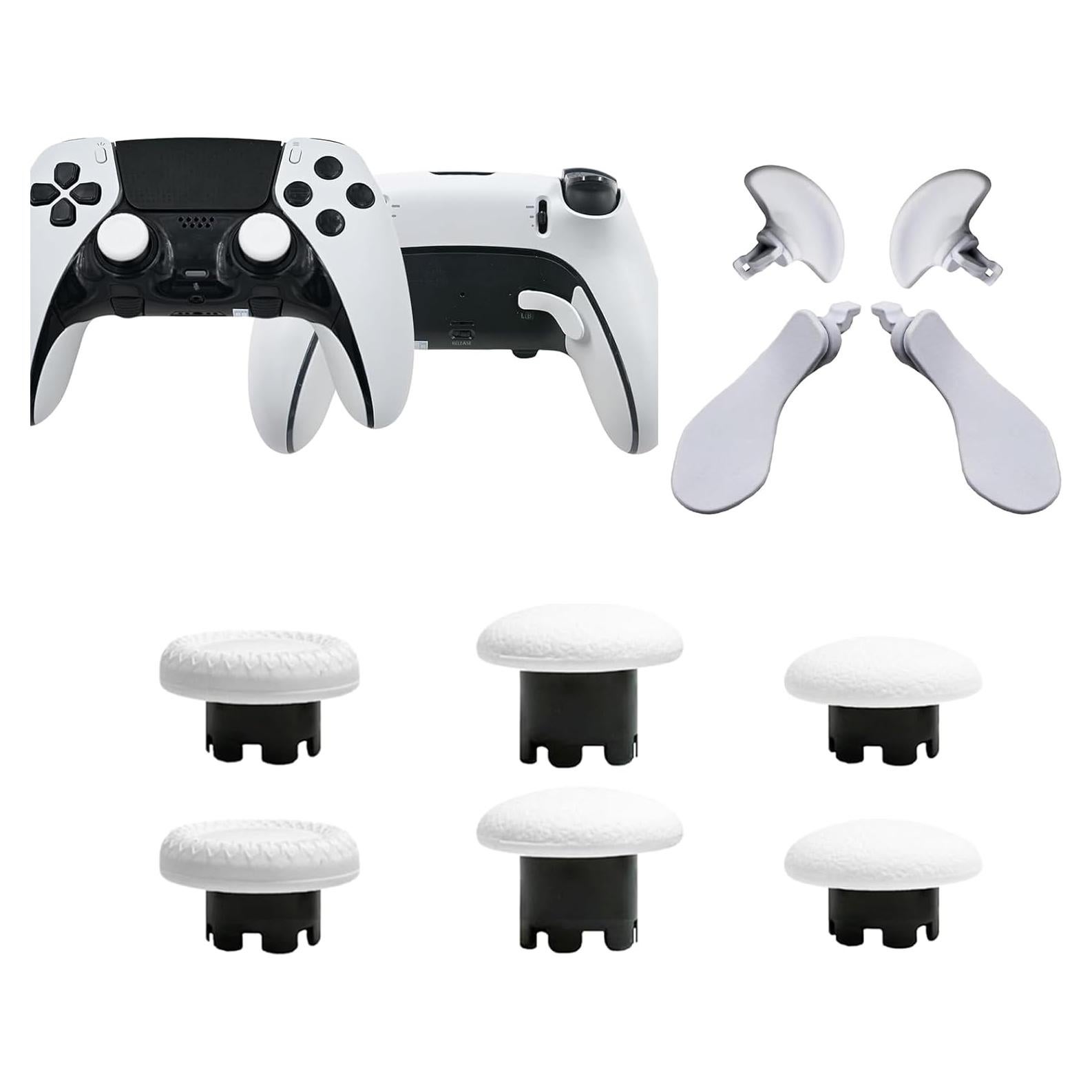 Repuestos Controlador PS5 Peixiong 10 en 1 Blanco
