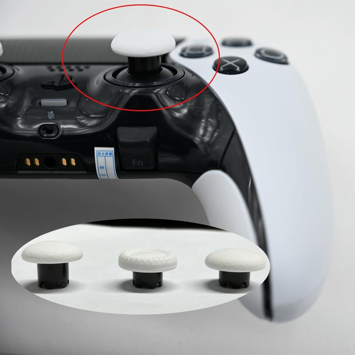 Repuestos Controlador PS5 Peixiong 10 en 1 Blanco