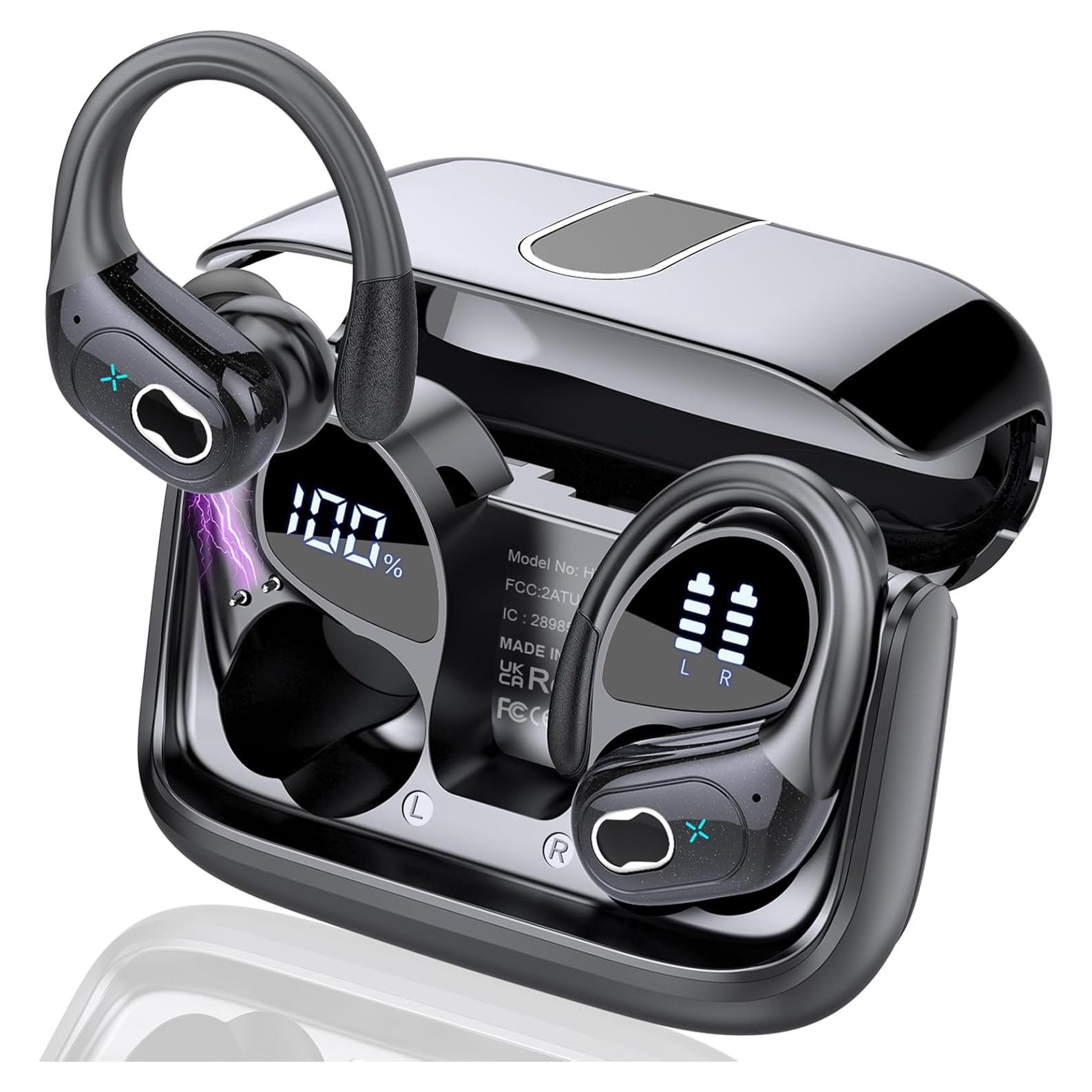 Auriculares Inalámbricos Aptkdoe HD65 Deportivos IPX7 75hrs