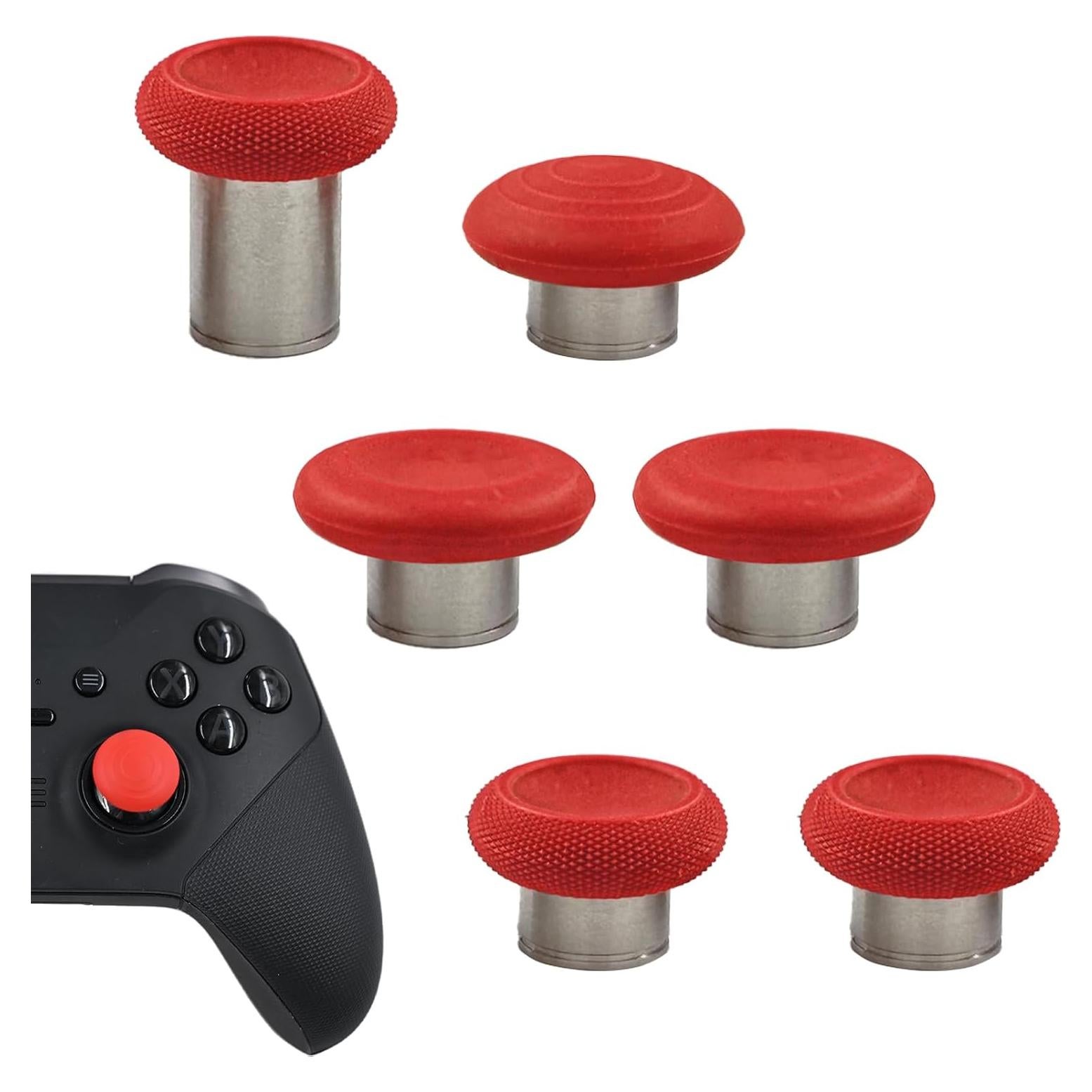 Palancas Magnéticas Metal 6 en 1 Xbox Elite Series 2 Rojo