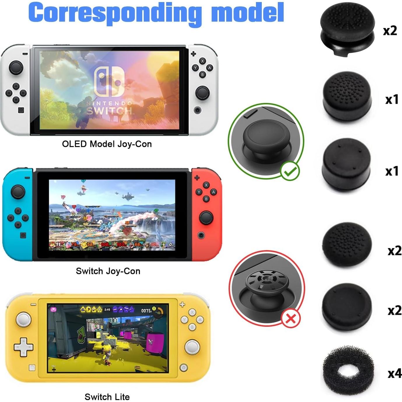 Juego de Empuñaduras FPS ZHI-NYLLDJS para Nintendo Switch