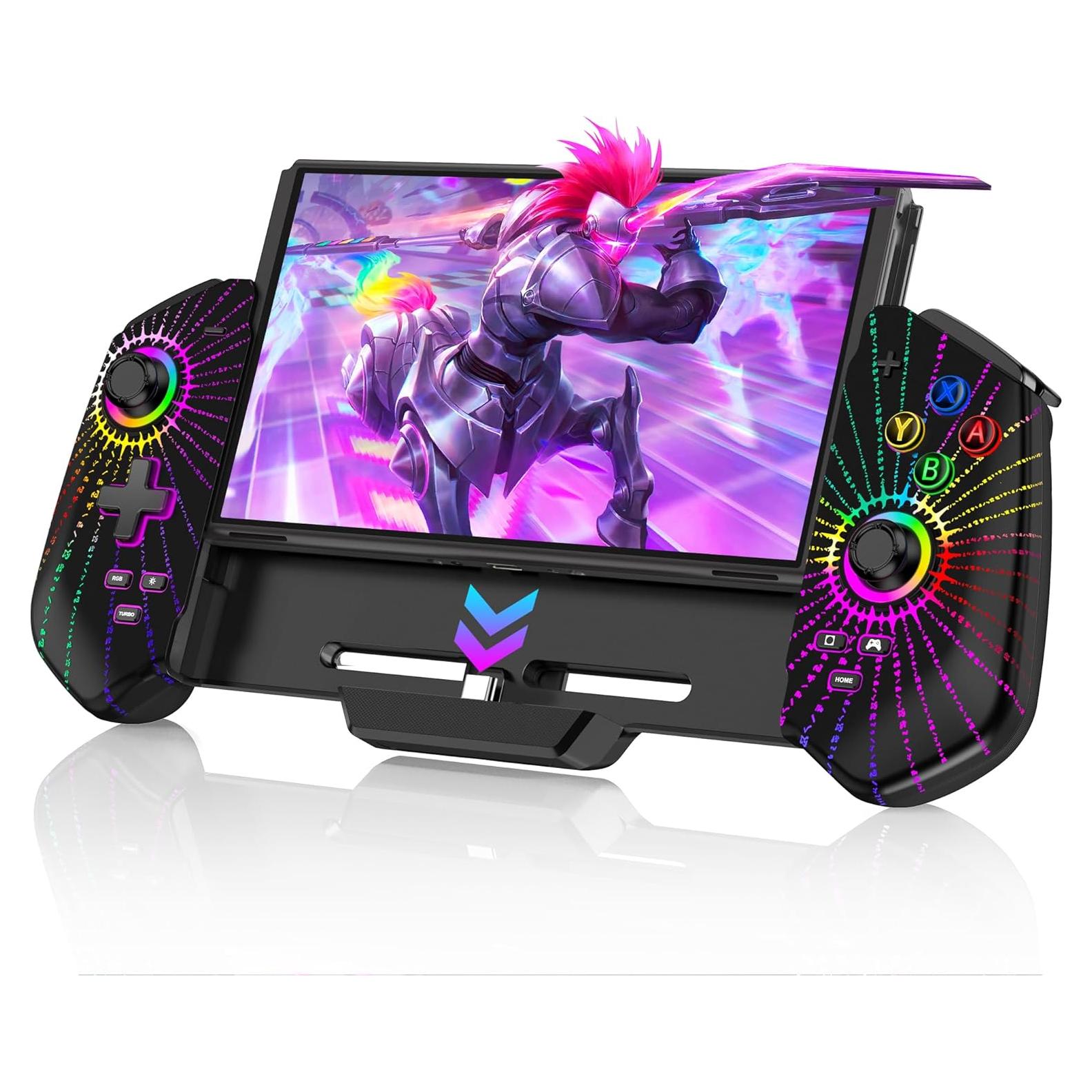 Controlador Pro para Nintendo Switch con Joystick Hall RGB