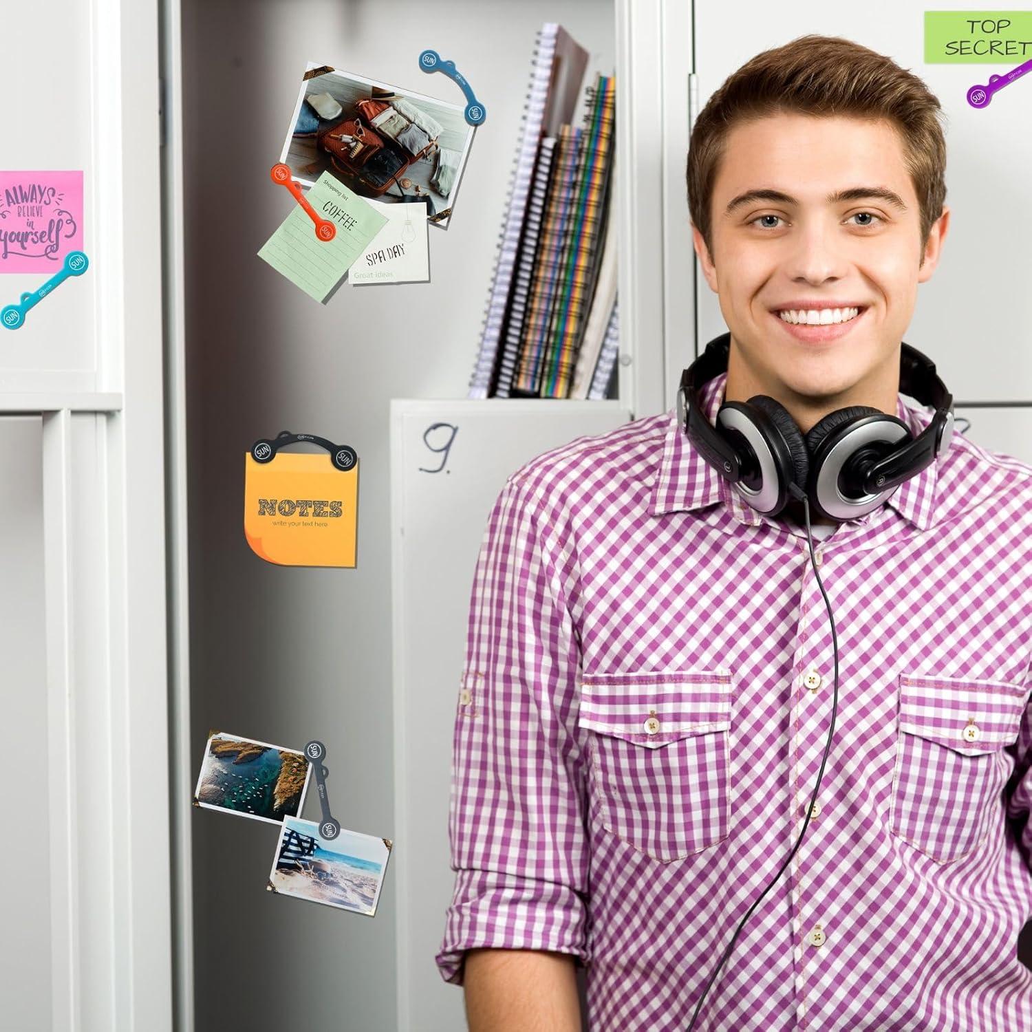 Organizadores Magnéticos de Cables SUNFICON 6 Piezas Multicolor