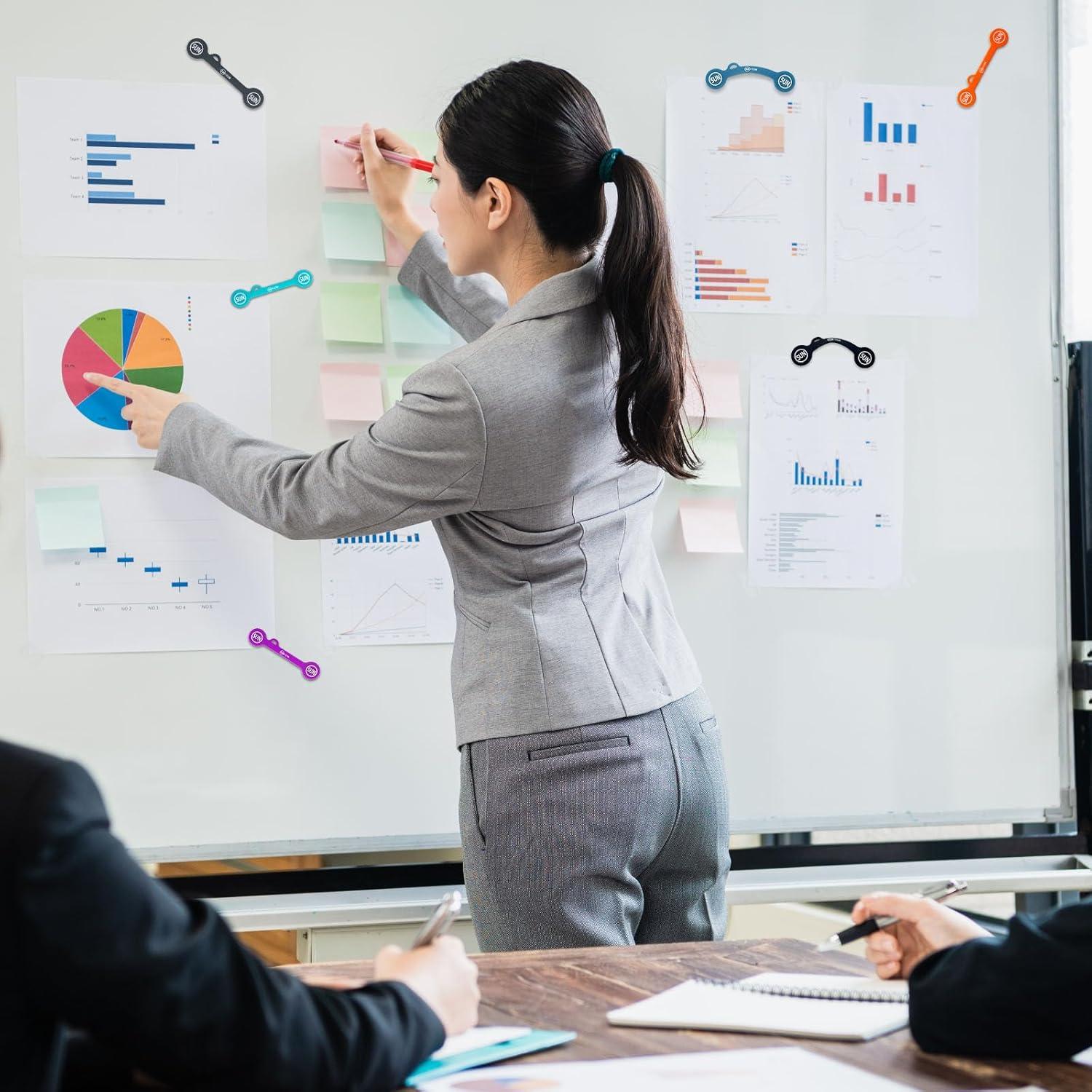 Organizadores Magnéticos de Cables SUNFICON 6 Piezas Multicolor