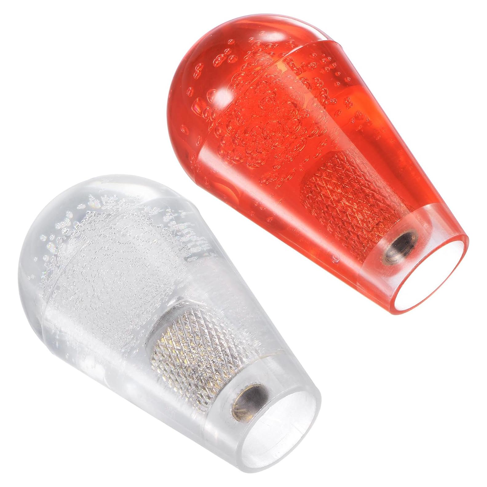 Mango Joystick Ovalado uxcell Rojo Blanco 52mm x 30mm