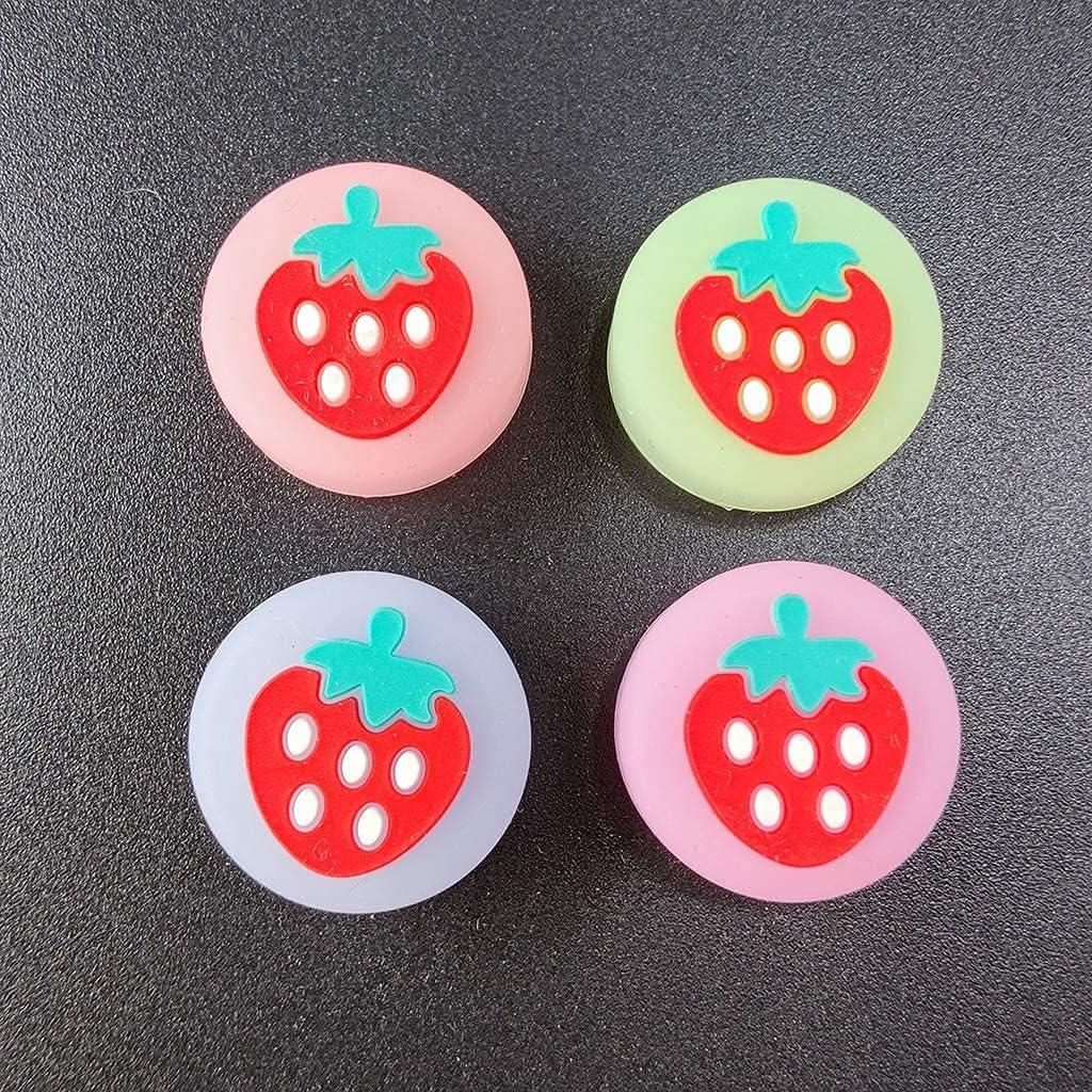 4 Tapas Silicona Luminosa Ambertown para Joystick Switch