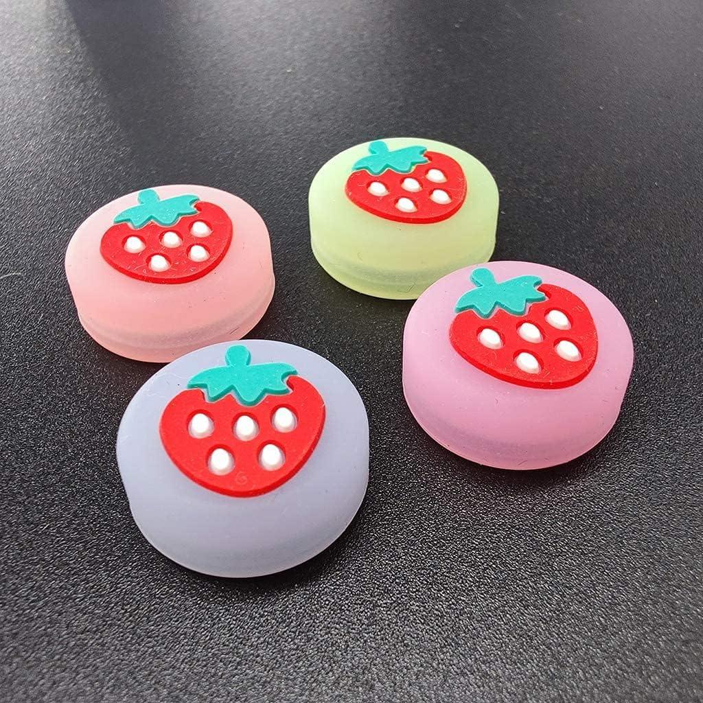 4 Tapas Silicona Luminosa Ambertown para Joystick Switch