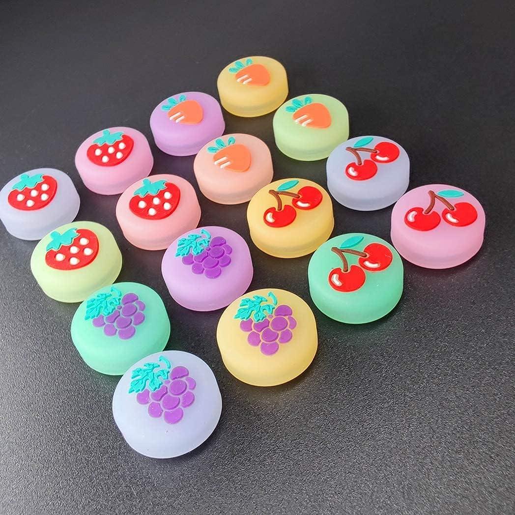 4 Tapas Silicona Luminosa Ambertown para Joystick Switch