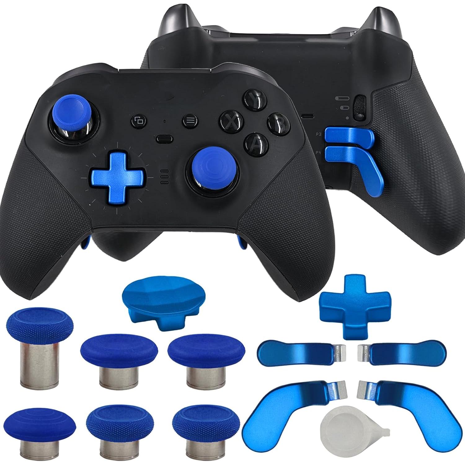 Kit 13 en 1 Paddles Metálicos para Xbox Elite Series 2 Azul