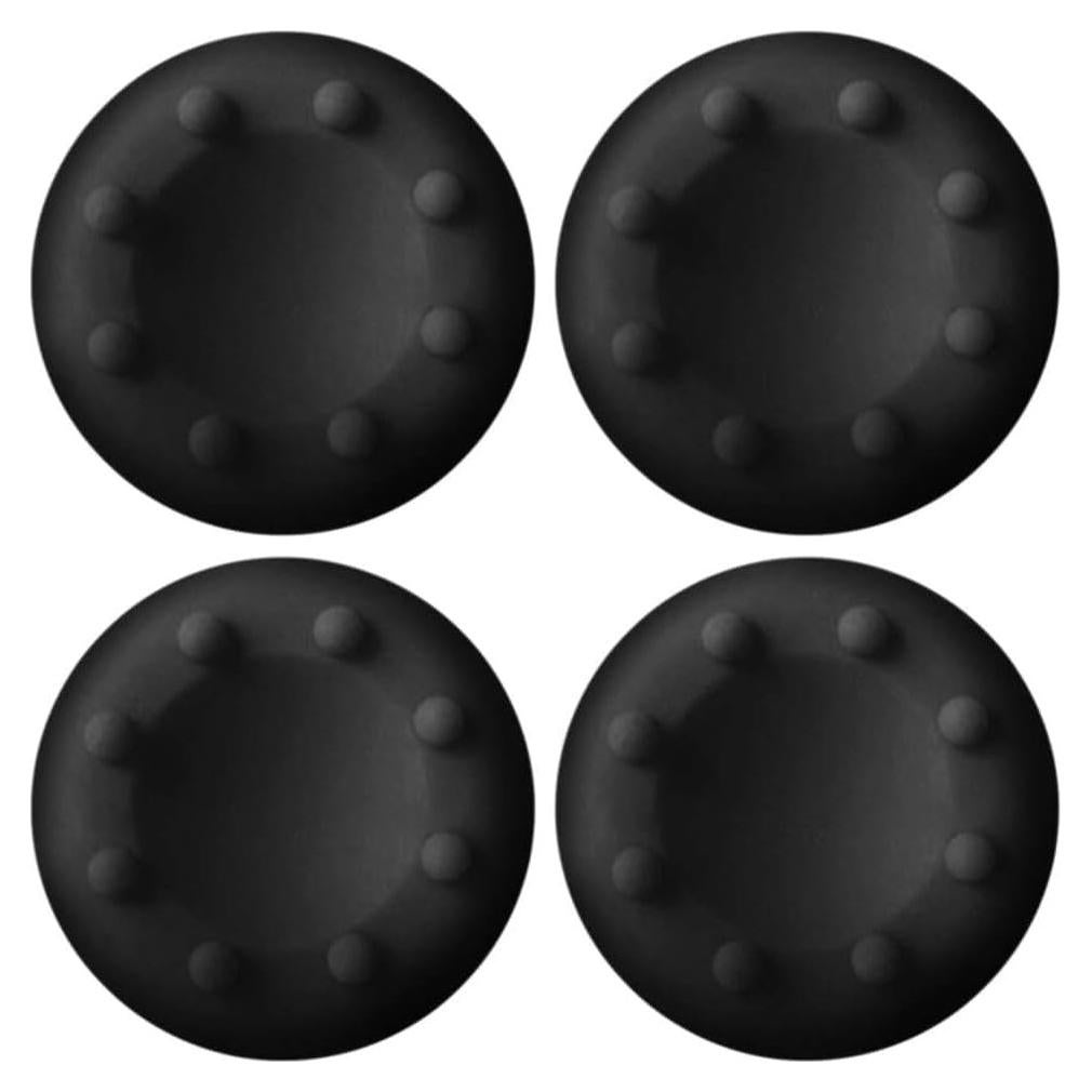 4 Tapas de Silicona Negra para Joystick Fansoftiks