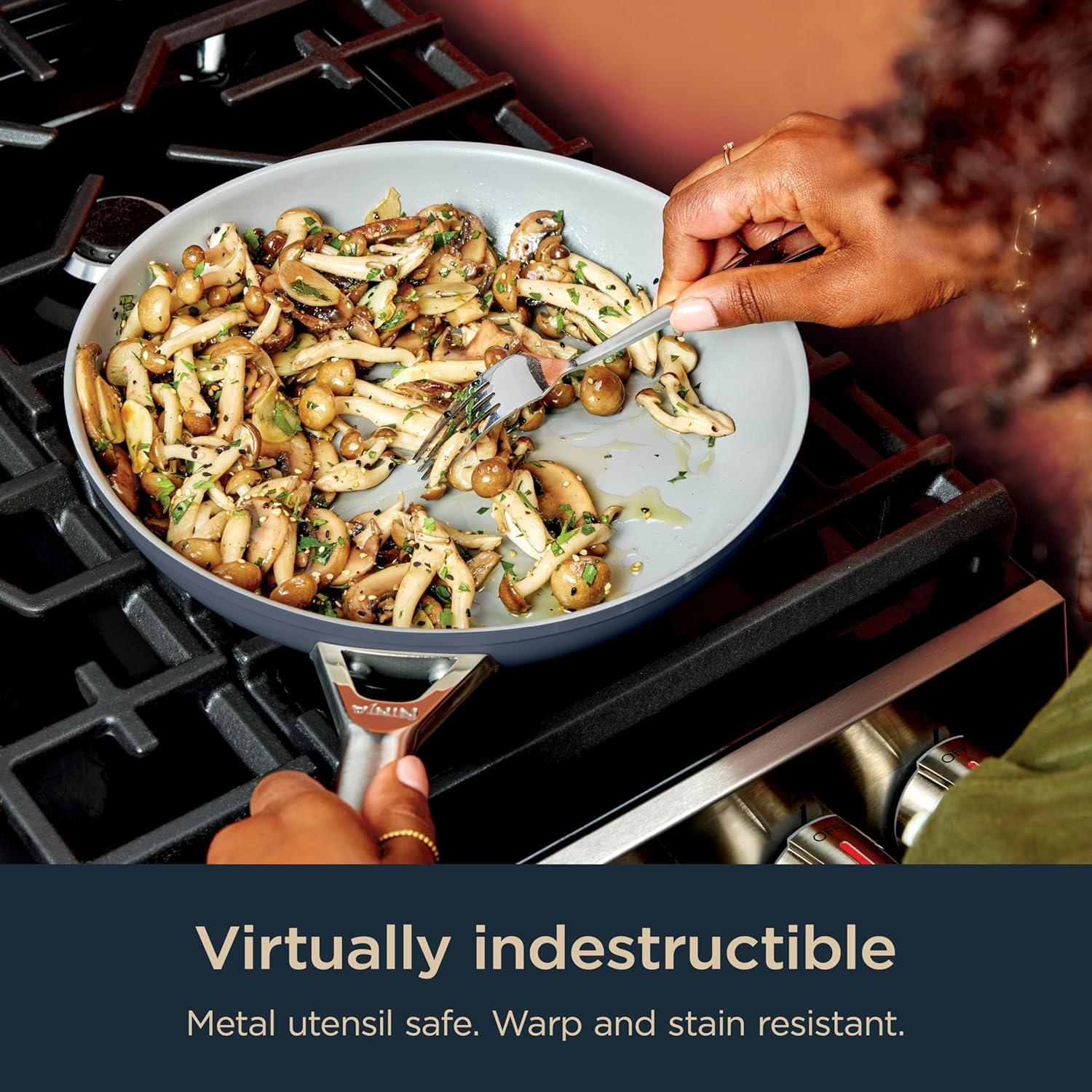 Juego de Utensilios de Cocina Ninja 14 Piezas Cerámica Azul