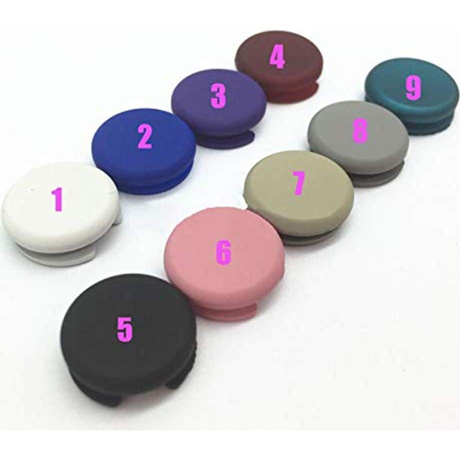 Replacement 3D Analog Thumb Stick Grip Joystick Cap Cover Rocker Button for 3DS 3DSXL New 3DS New 3DS XL LL (Red #4)