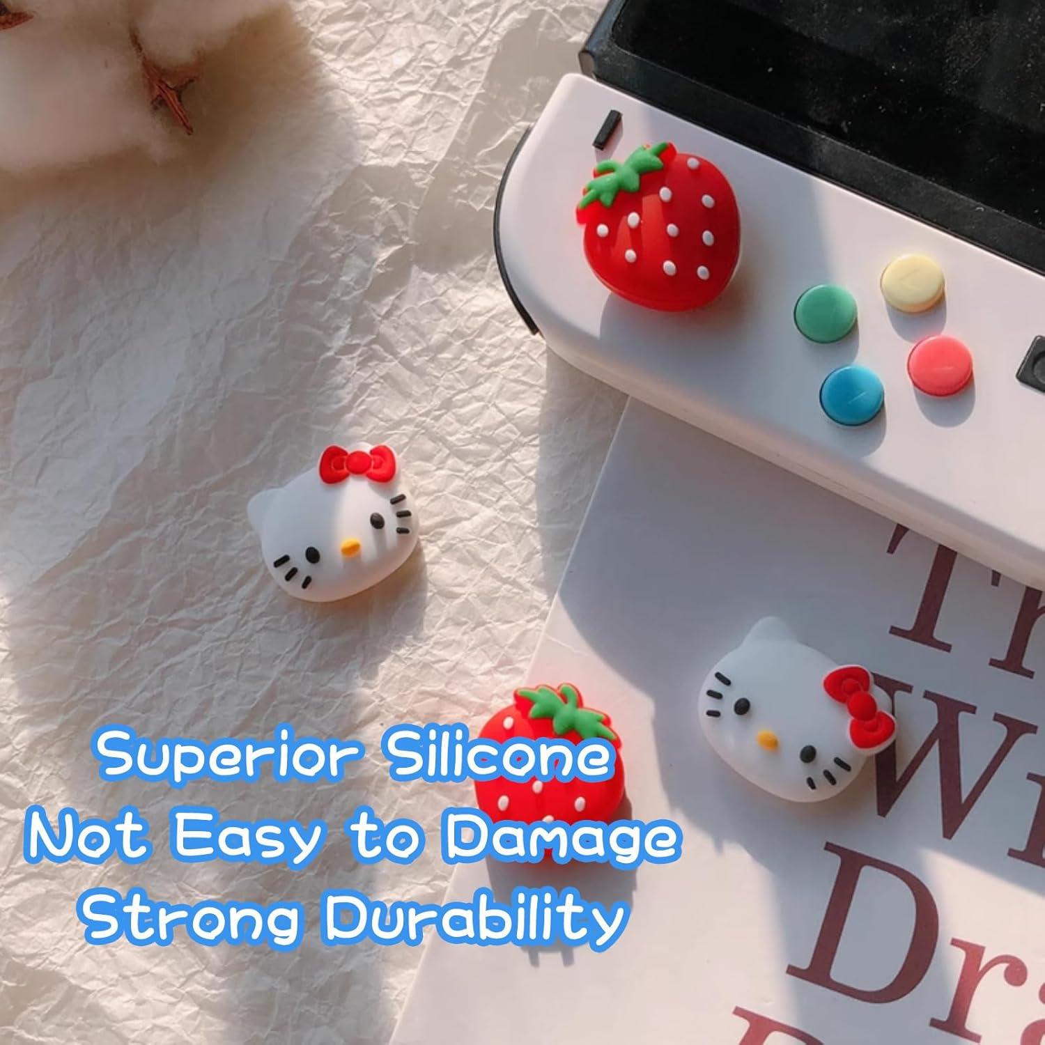 Tapas de agarre para pulgar Acylulu para Switch - 4PCS