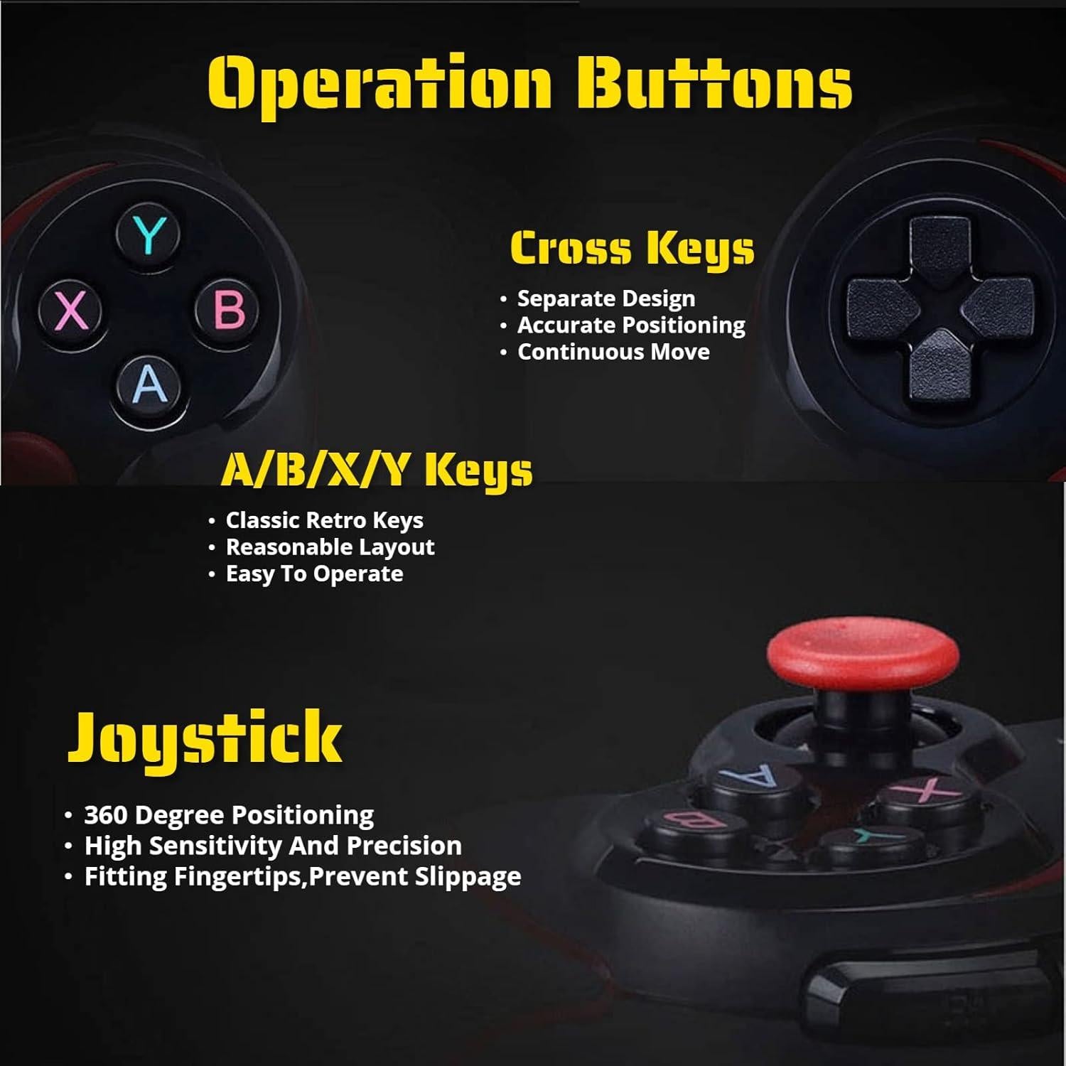 Controlador de Juegos Yoidesu X3 para Android e iOS