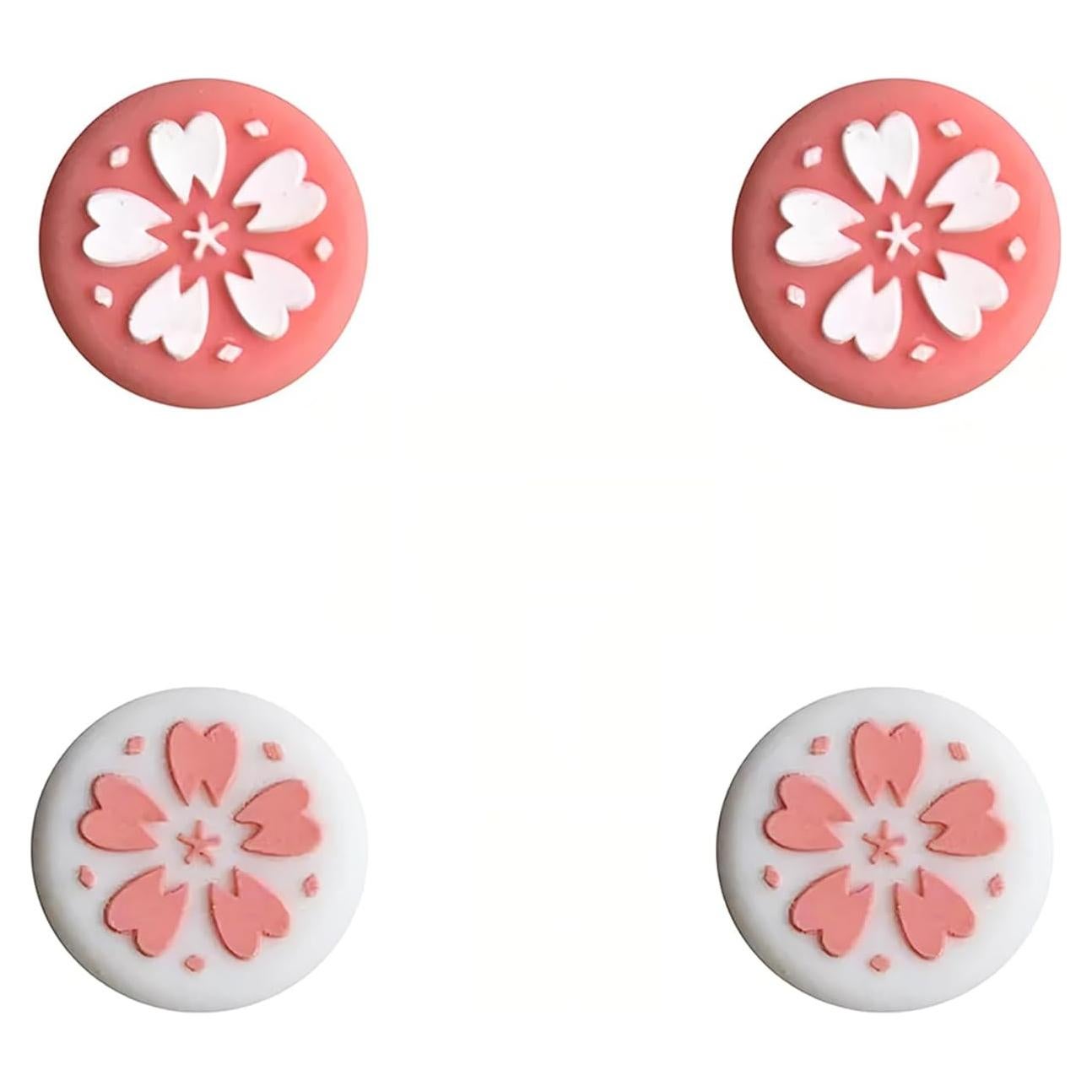 Funda de Agarre de Pulgar Booge para Joy-Con Nintendo Rosa