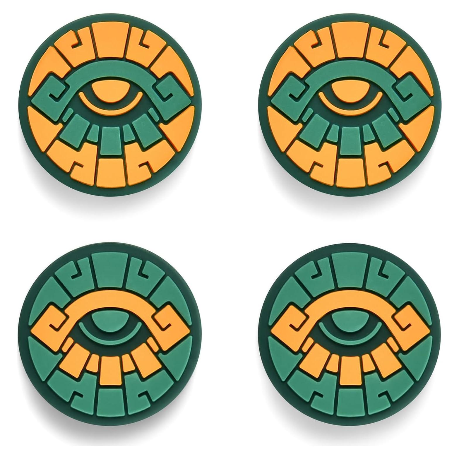 Tapas Joystick Switch FUNLAB 4PCS Ojos Verdes y Amarillos