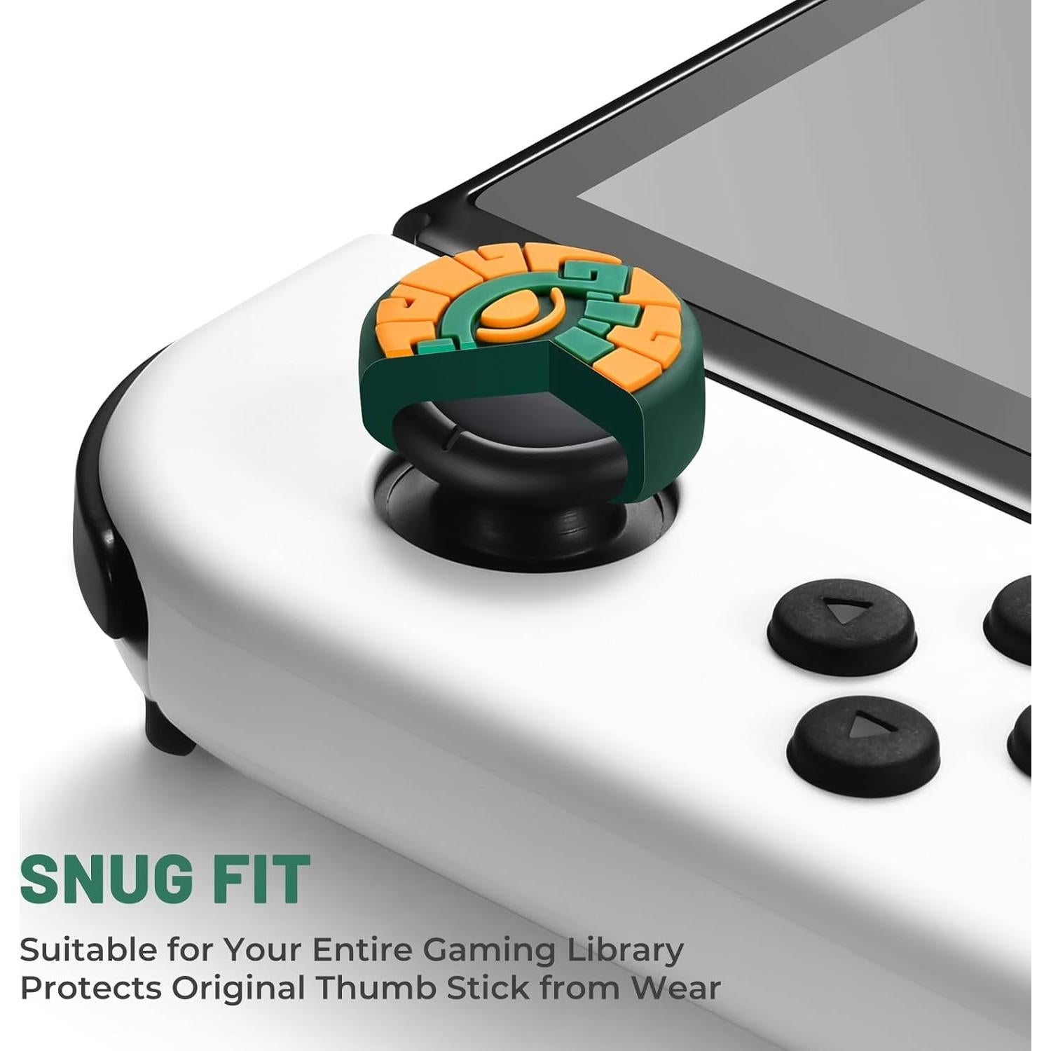 Tapas Joystick Switch FUNLAB 4PCS Ojos Verdes y Amarillos