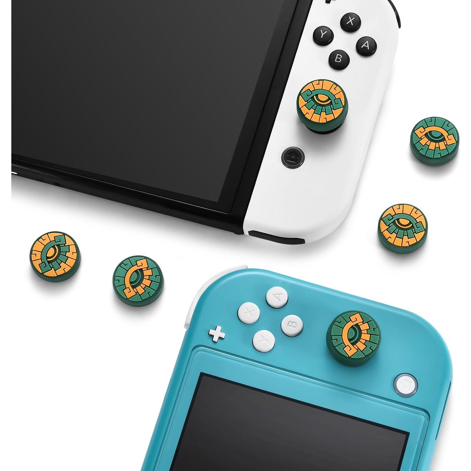 Tapas Joystick Switch FUNLAB 4PCS Ojos Verdes y Amarillos