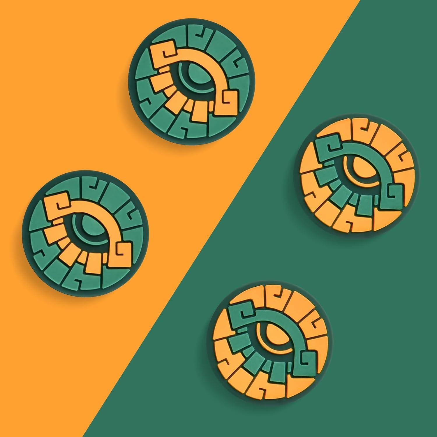 Tapas Joystick Switch FUNLAB 4PCS Ojos Verdes y Amarillos