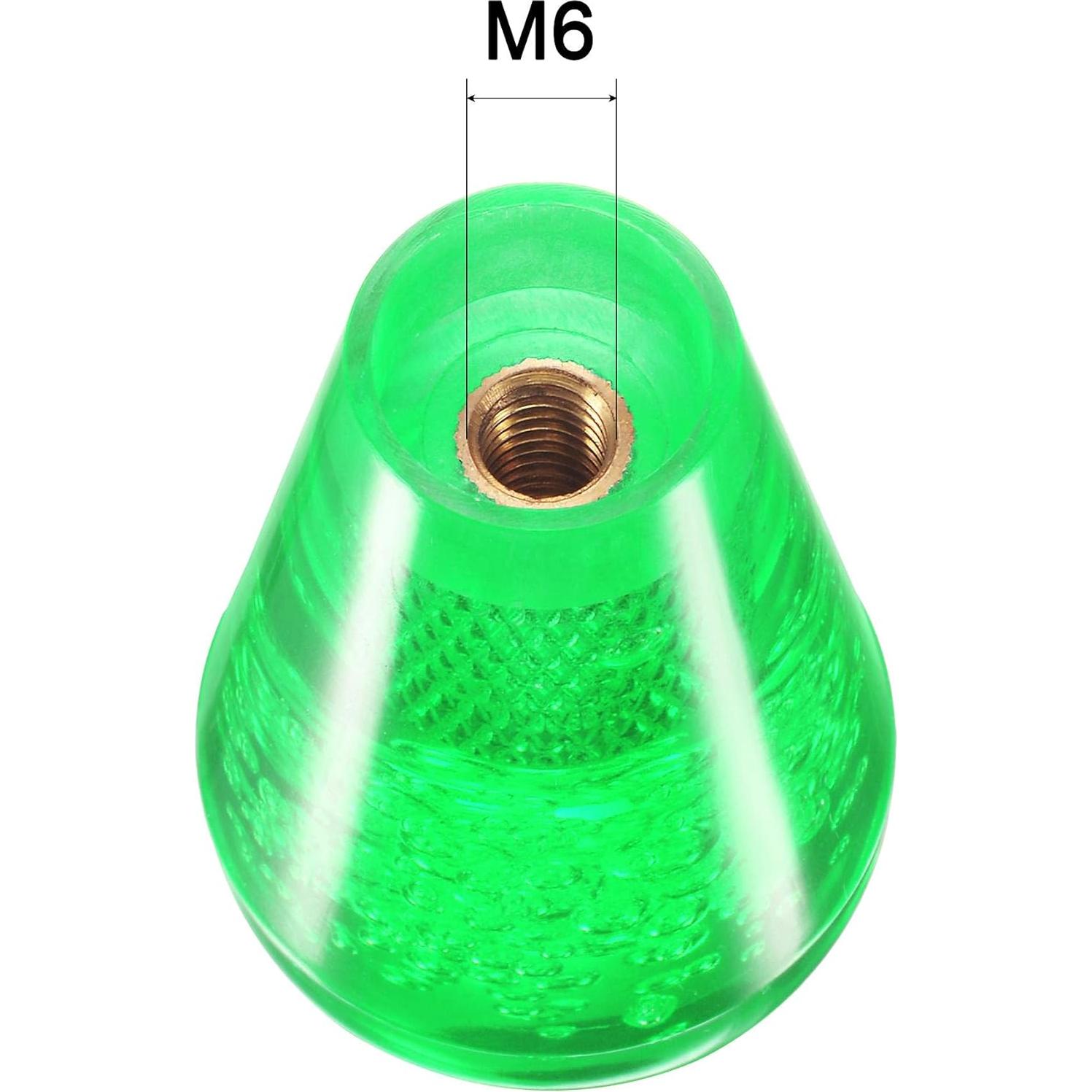 Joystick Ovalado uxcell 52mm Verde 2 Piezas para Arcade