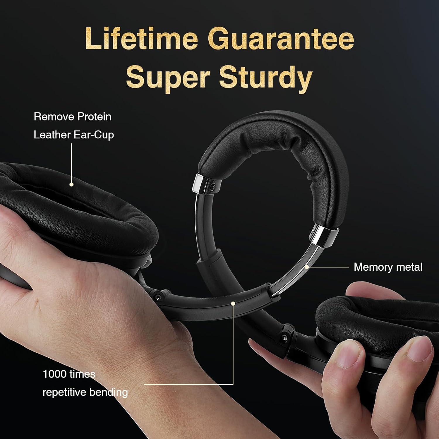 Auriculares Bluetooth Bluedee BH200 con ANC y 50H de Batería