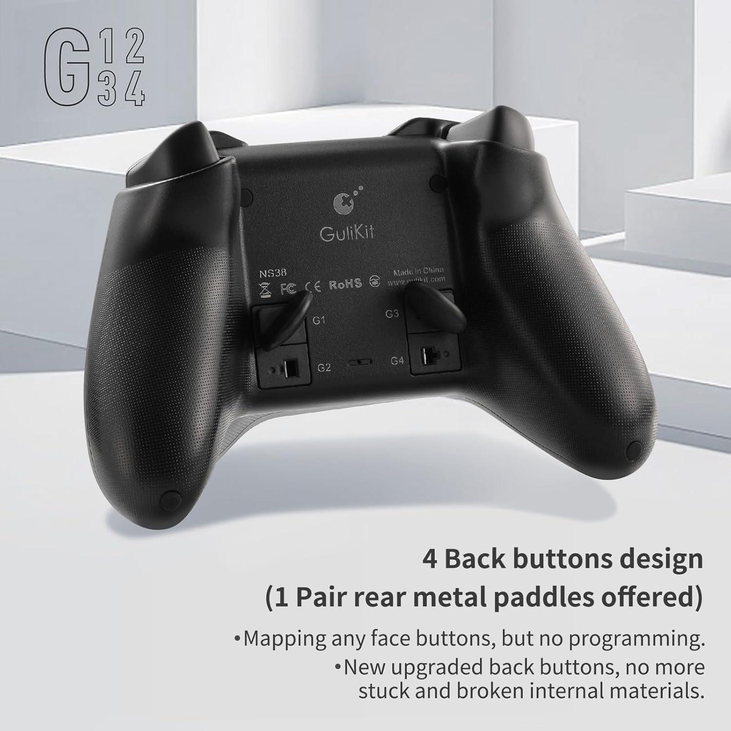 Controlador AKNES GuliKit KK3 Pro Inalámbrico - Negro