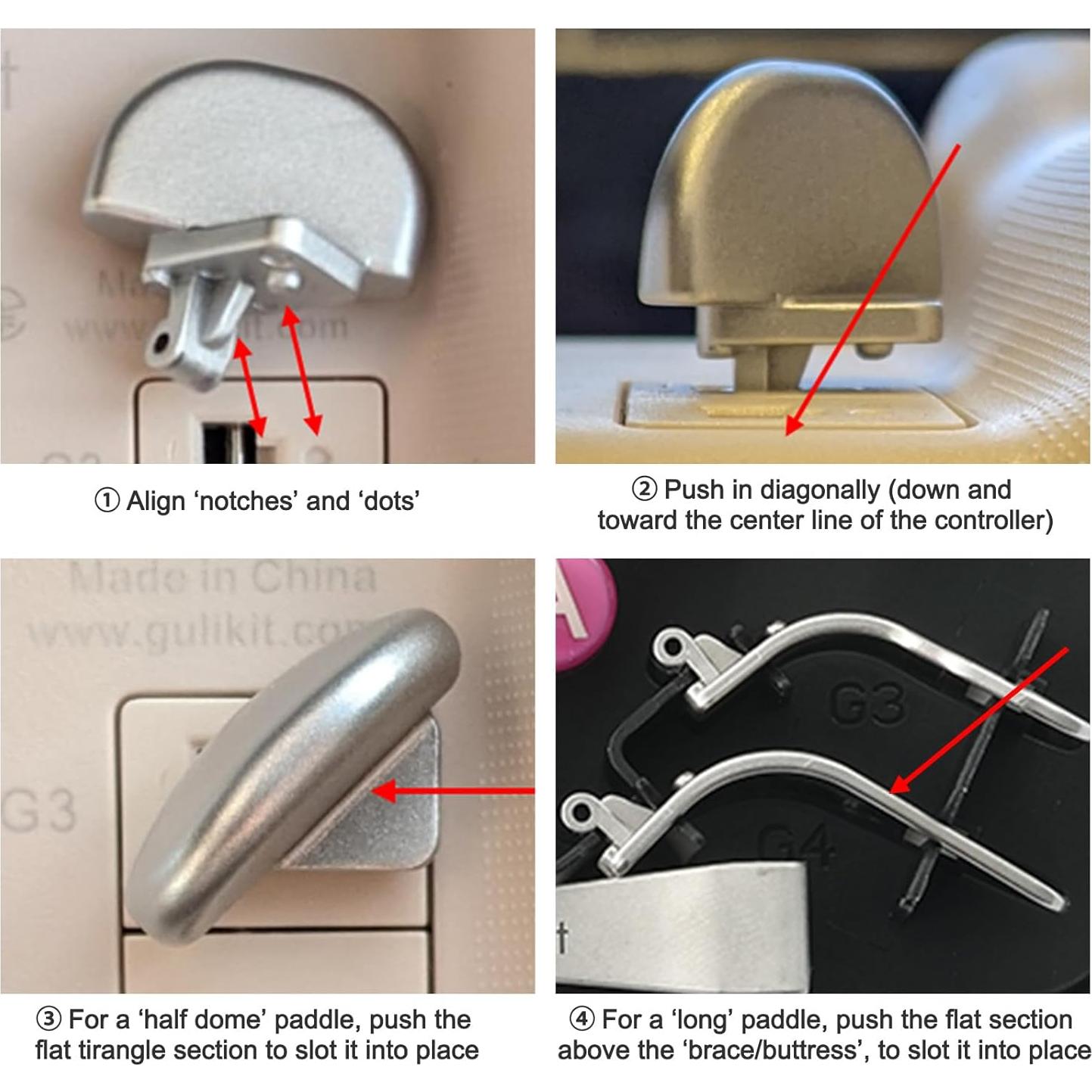 Controlador AKNES GuliKit KK3 Pro Inalámbrico - Negro