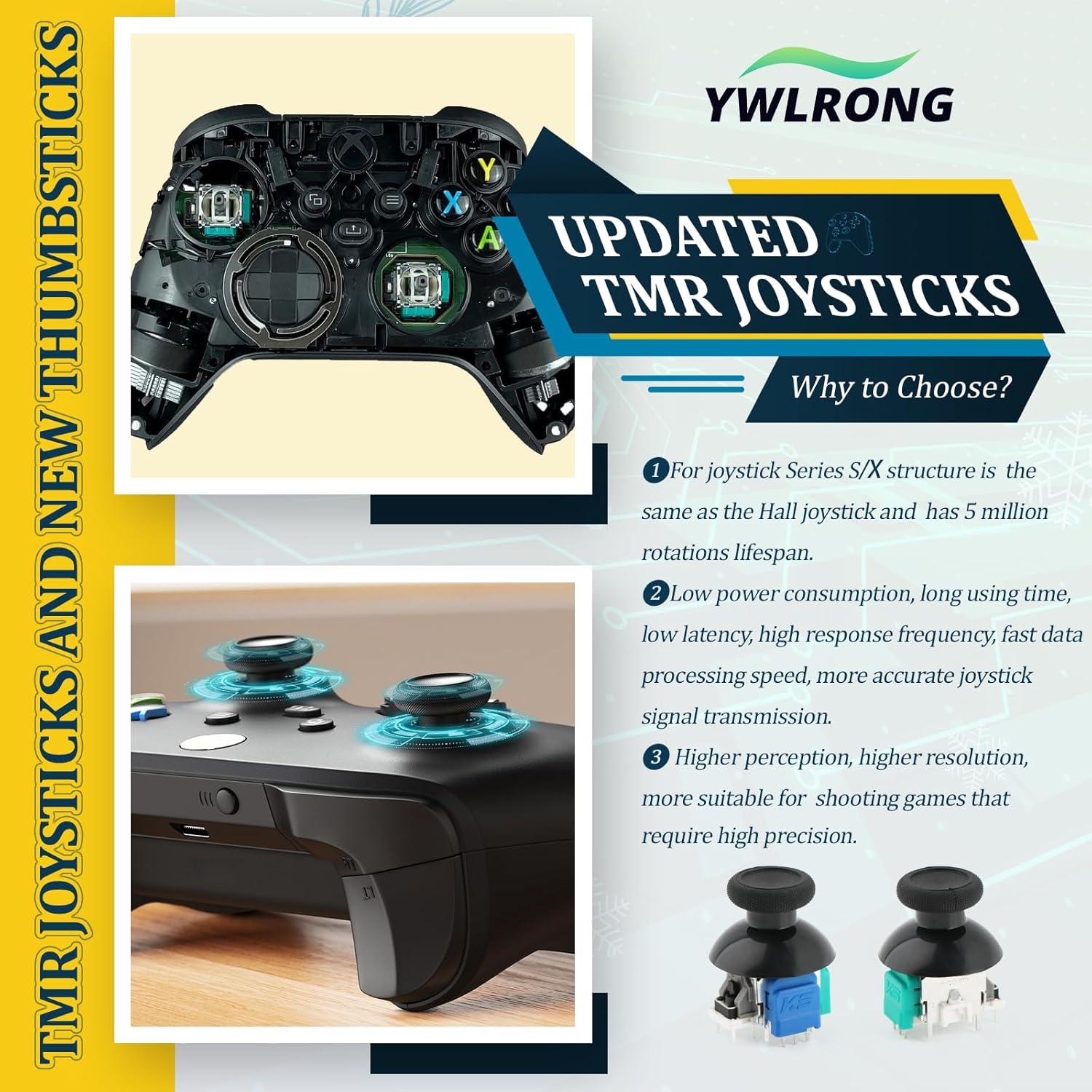 Paquete de 4 Joysticks TMR para Xbox Series S/X Reemplazo