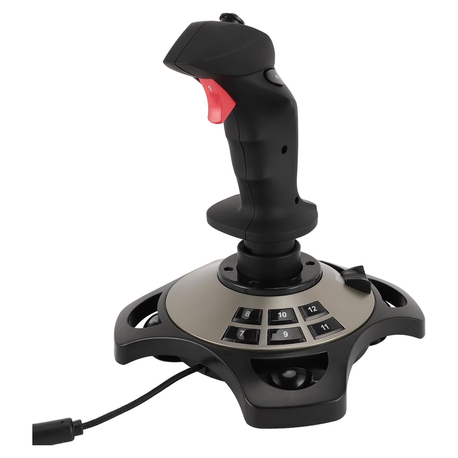 Joystick de Vuelo ASHATA para PC con Vibración y Acelerador