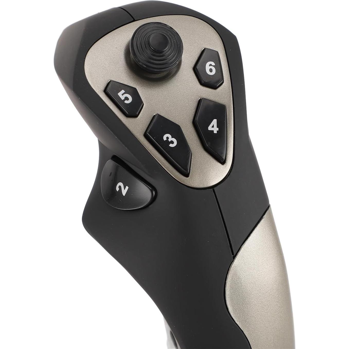 Joystick de Vuelo ASHATA para PC con Vibración y Acelerador