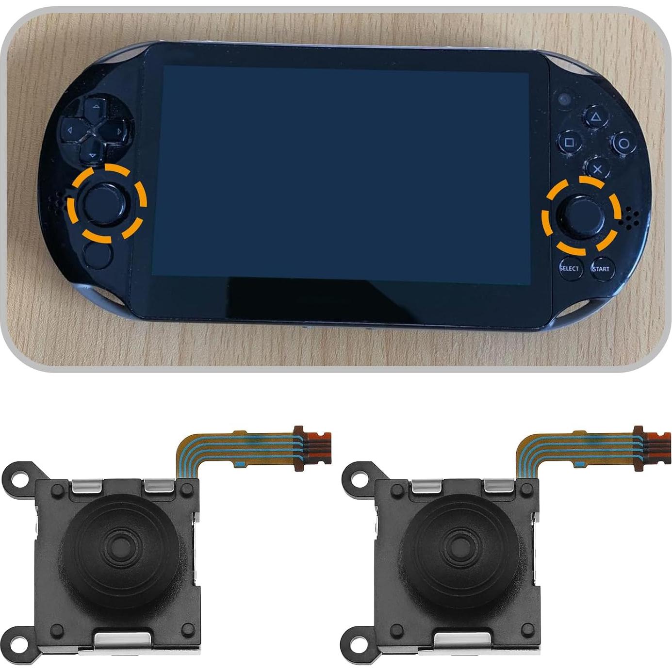 Joystick Analógico 3D Micro Traders para PS Vita 2000 - 2 Pcs