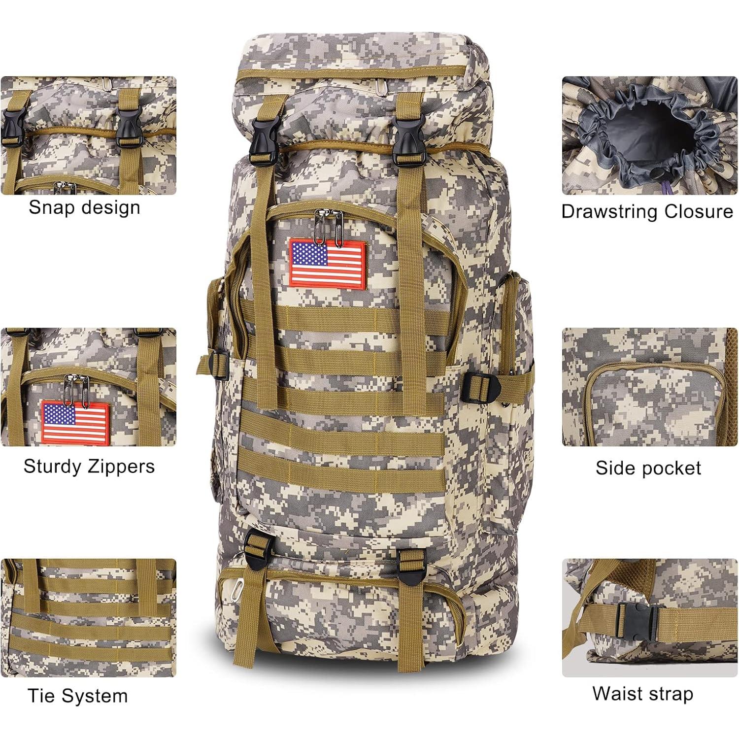 Kit de Supervivencia Skywod con Mochila 70L y Primeros Auxilios