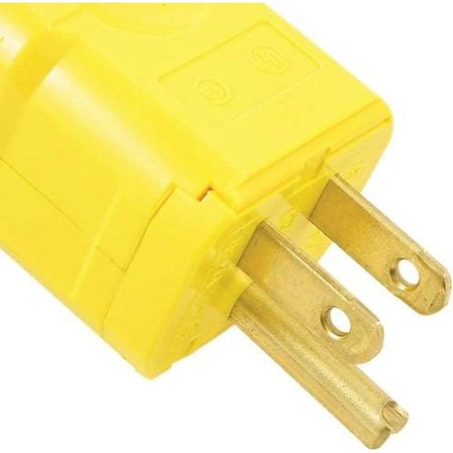 Enchufe Leviton 5256-VY 15A Amarillo Grado Industrial