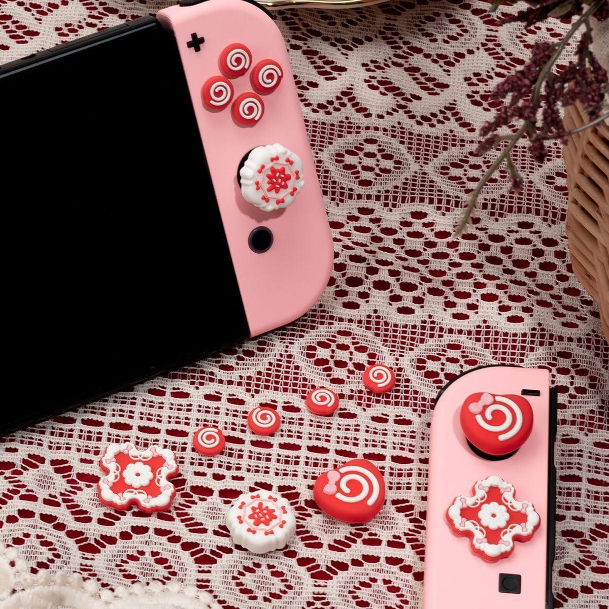 Tapas de Botones D-Pad PERFECTSIGHT para Nintendo Switch