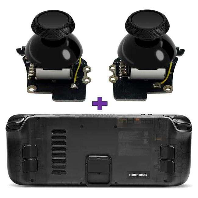 HandheldDIY Tighter Hall Joystick and Cooling Modcase for Steam Deck Oled