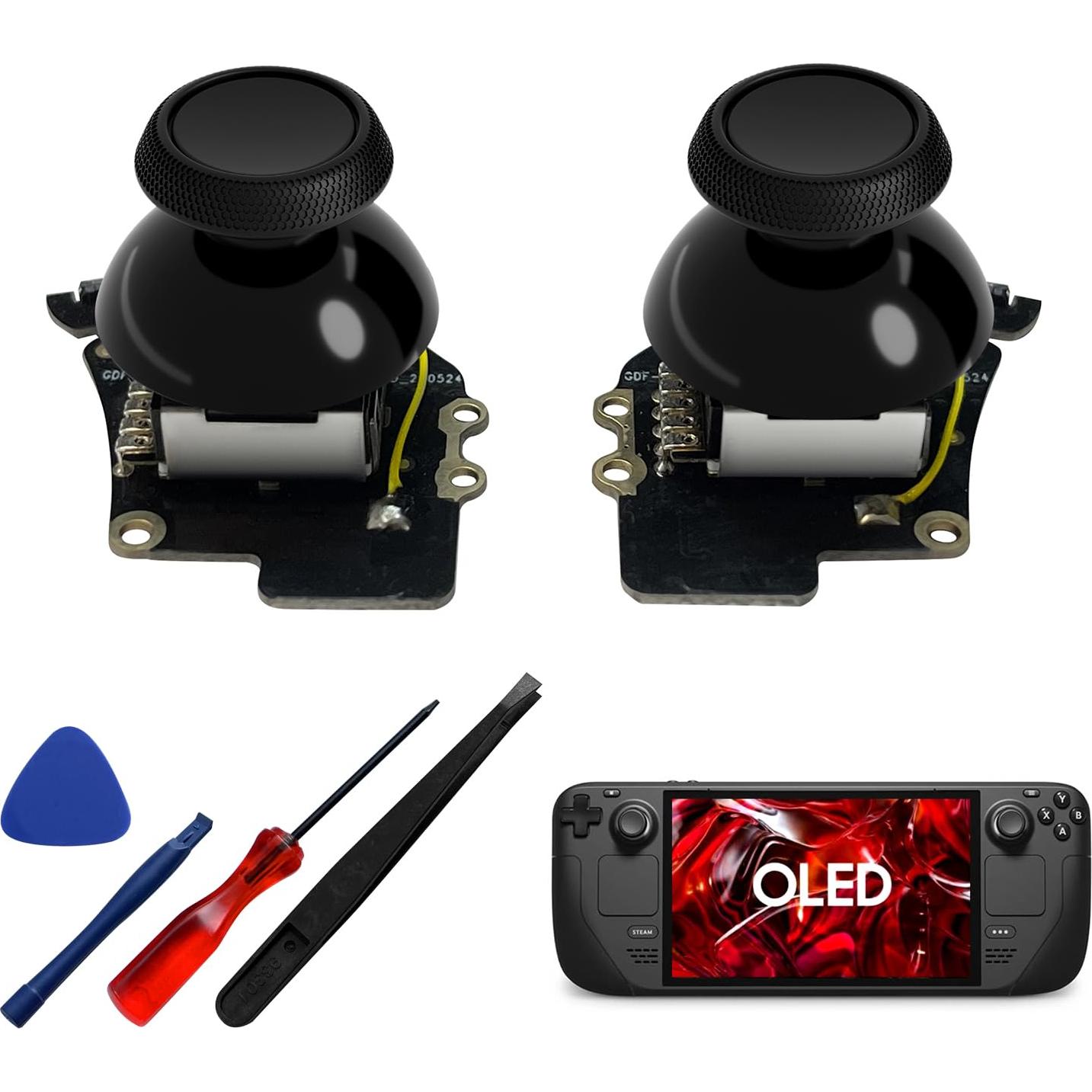 HandheldDIY Tighter Hall Joystick and Cooling Modcase for Steam Deck Oled