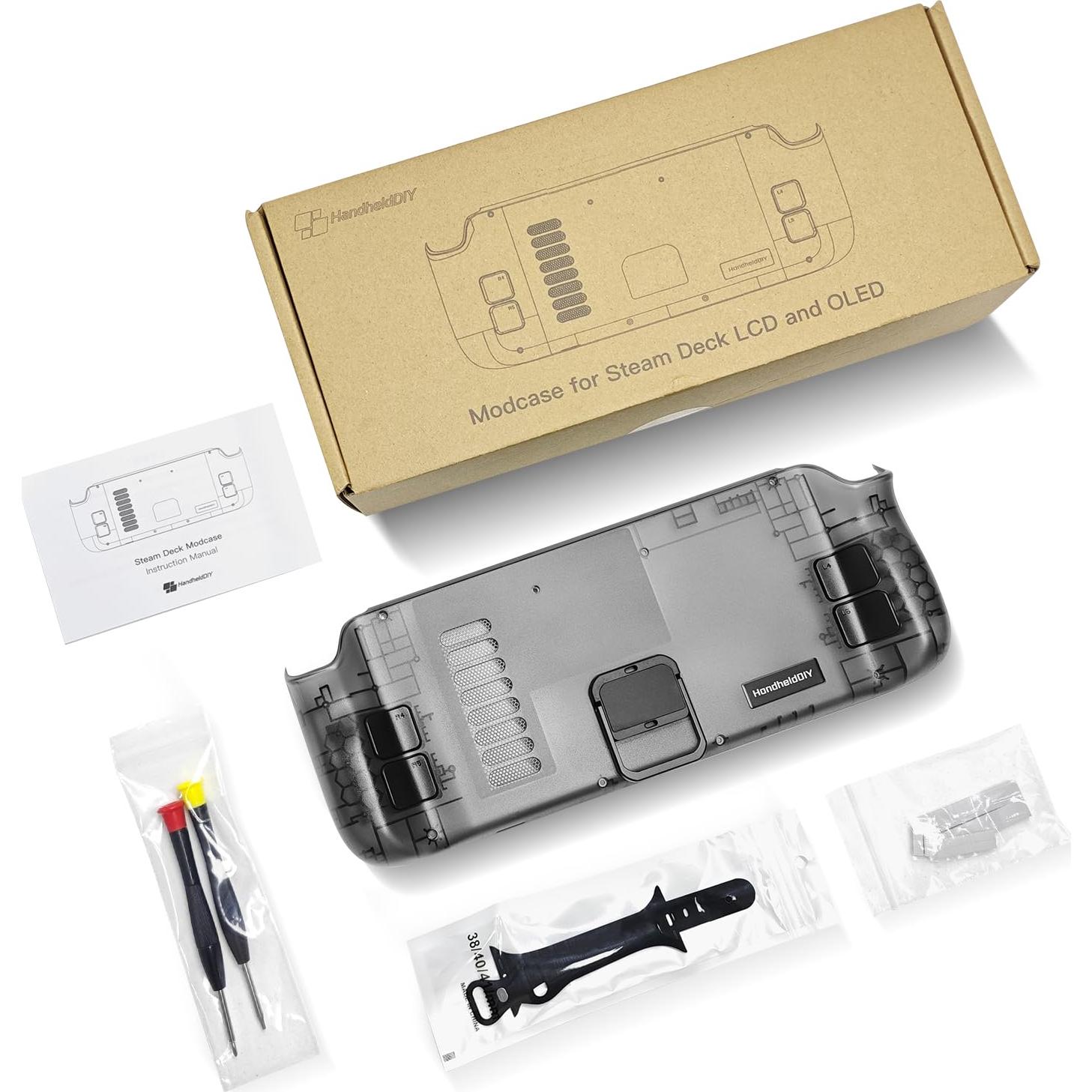 HandheldDIY Tighter Hall Joystick and Cooling Modcase for Steam Deck Oled