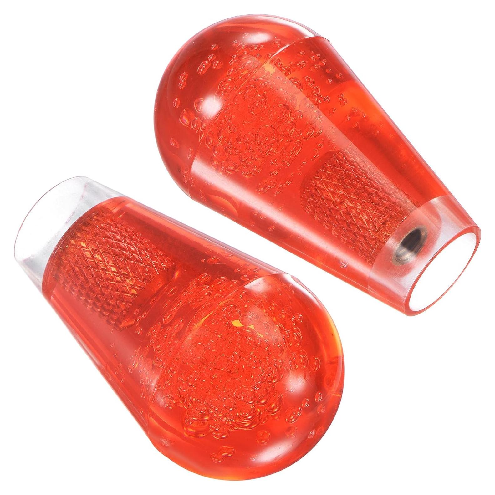 Cabeza de Joystick Ovalada uxcell Rojo M6 52mm x 30mm 2pcs