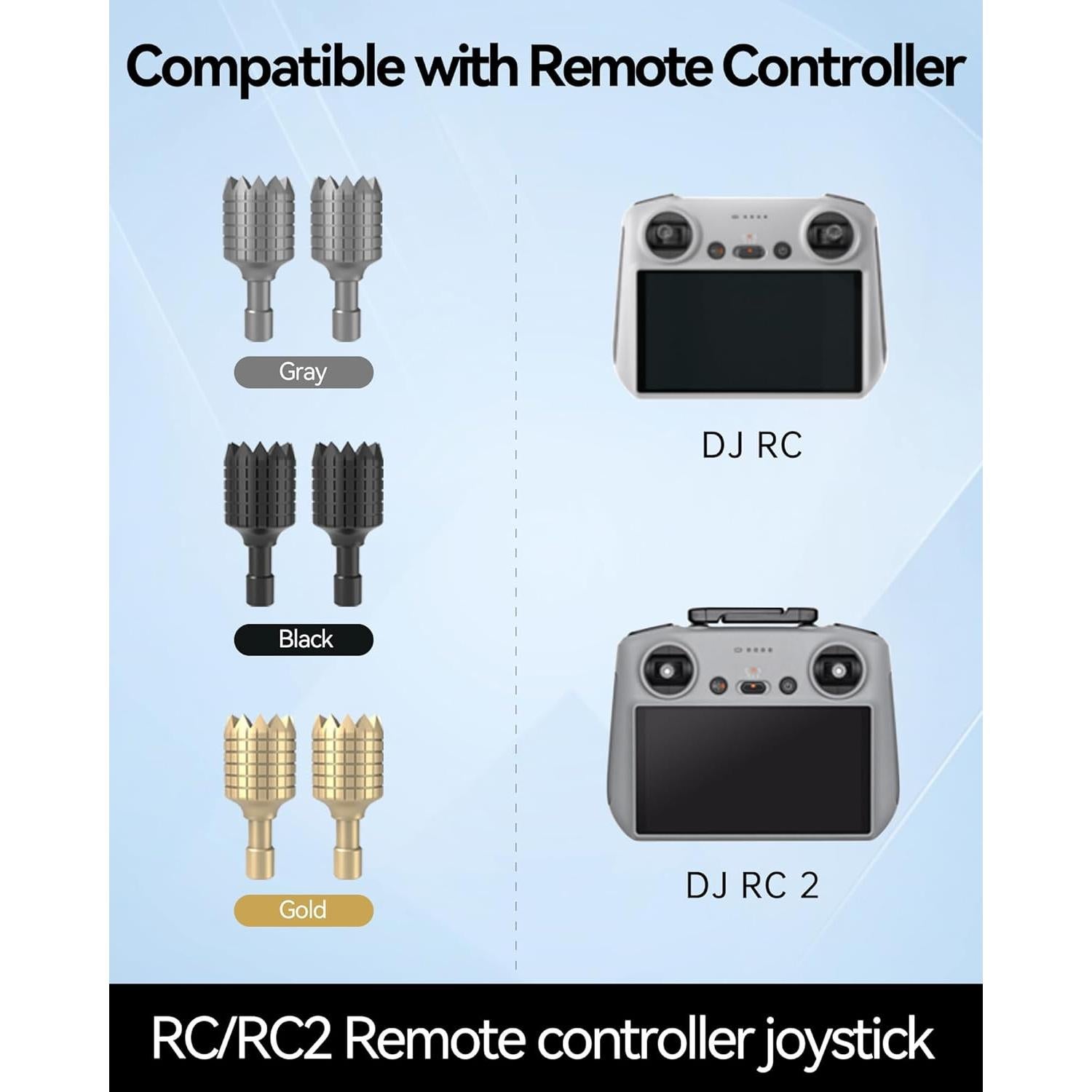 Kit Accesorios DJI RC 2: Protector, Correa y Joysticks
