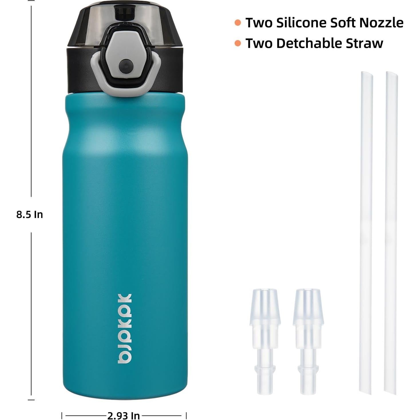 Botella de Agua BJPKPK 532 ml Acero Inoxidable Aislada