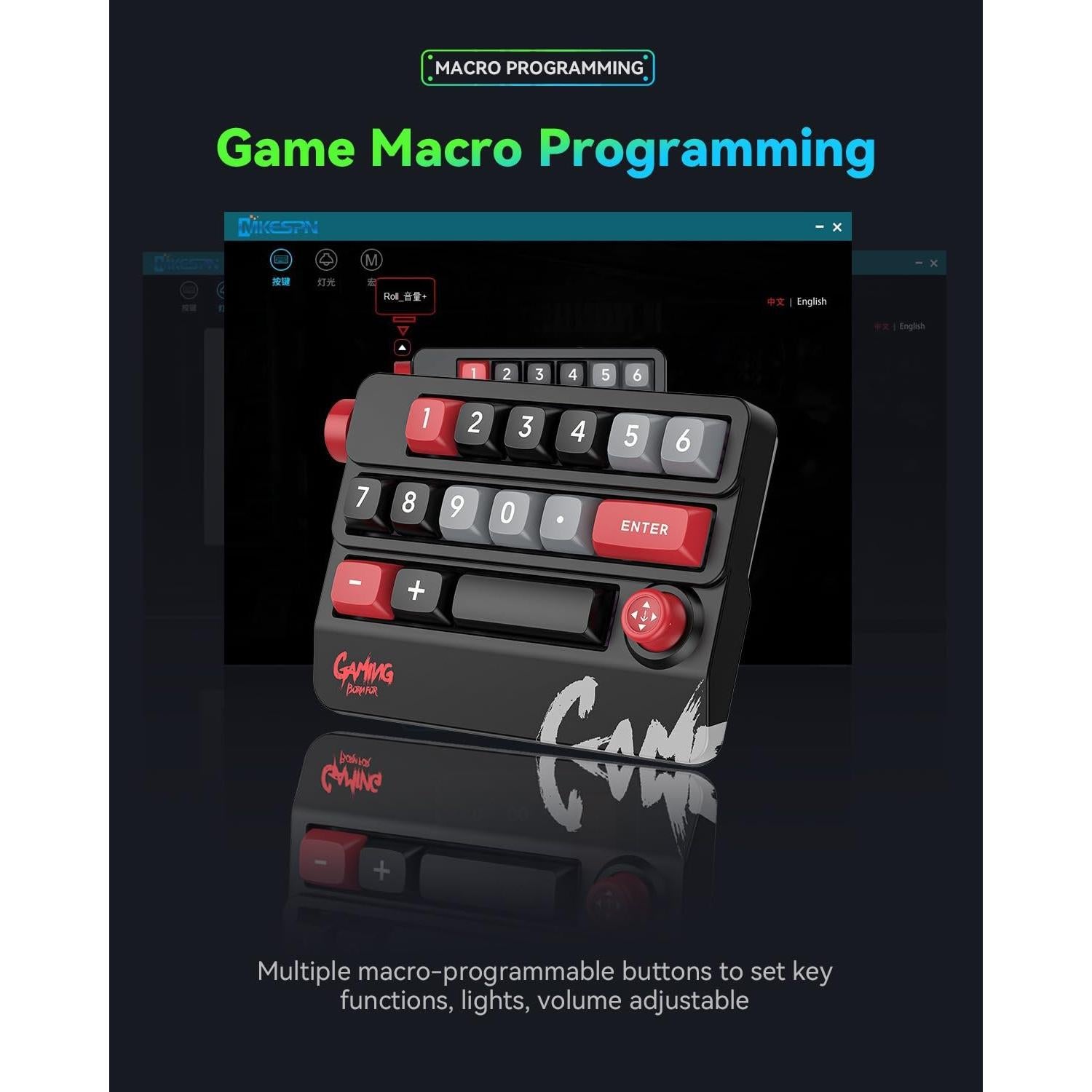 Teclado Mecánico Numérico BRIMFORD con Joystick y RGB