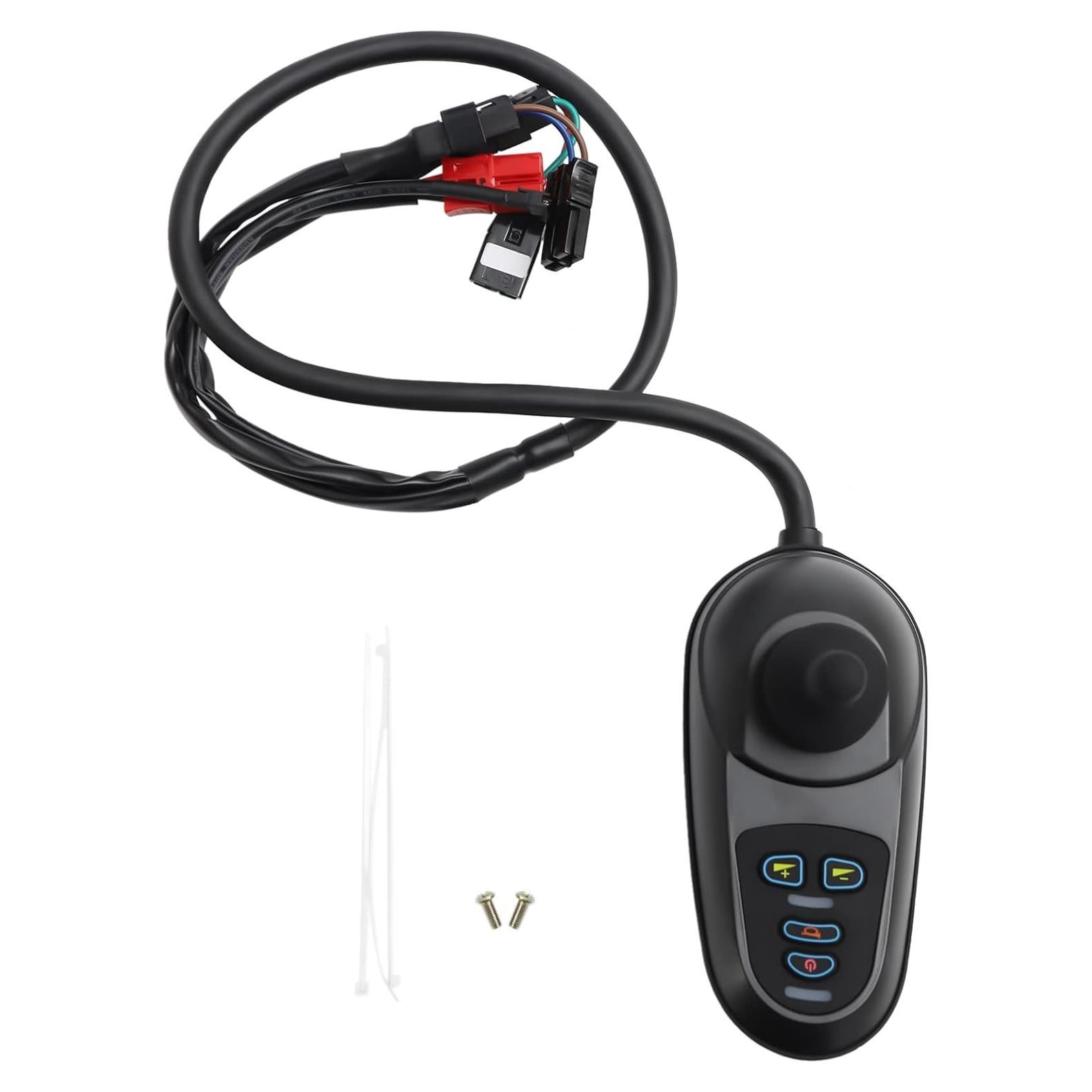 Electric Wheelchair Joystick DC 24V Mobility Wheelchairs Controller with Brake Replacement Joystick Controller