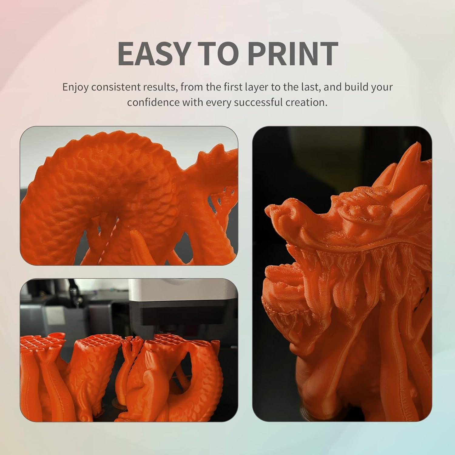 Filamento OVERTURE Easy PLA 1.75mm 2kg Negro para 3D