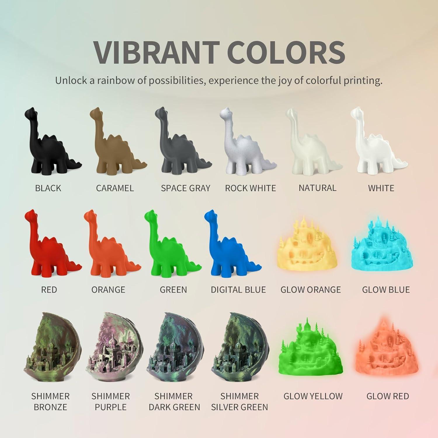 Filamento OVERTURE Easy PLA 1.75mm 2kg Negro para 3D