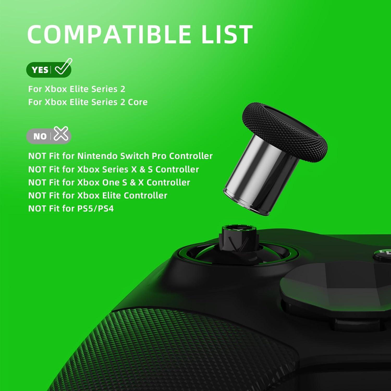 eXtremeRate 6 en 1 Thumbsticks Metálicos para Xbox Elite 2