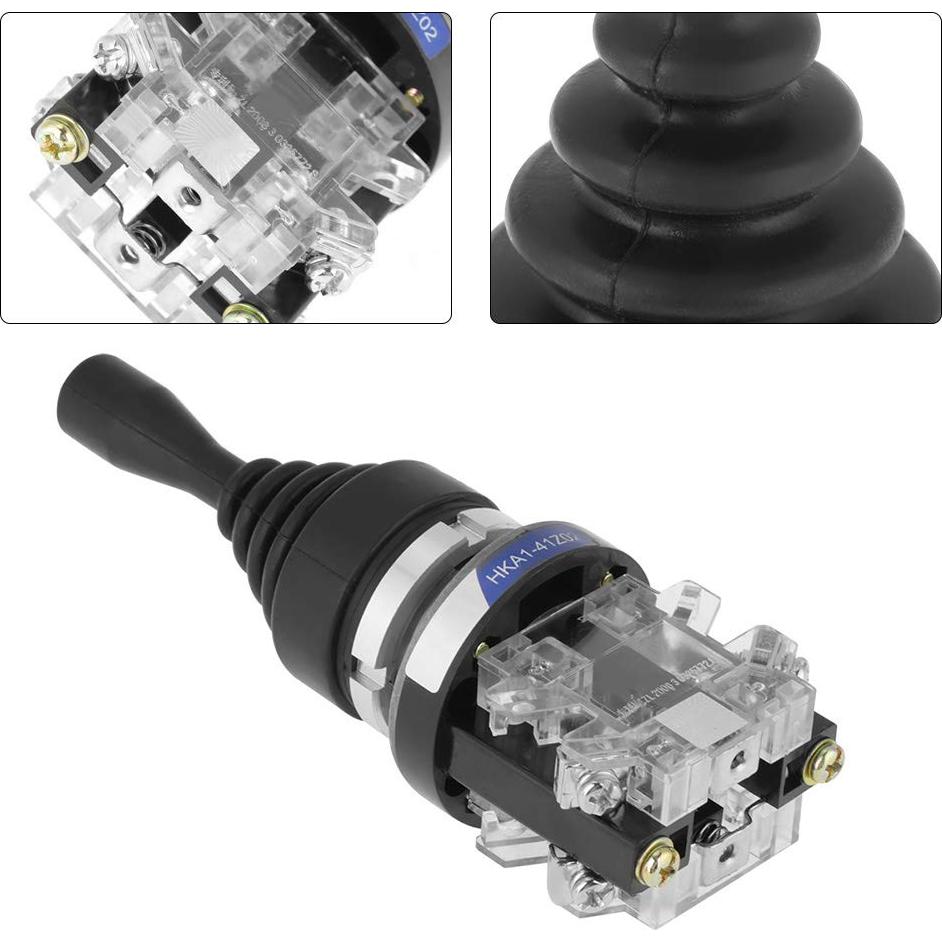 Interruptor Joystick Momentáneo 2NO Walfront AC380V 5A